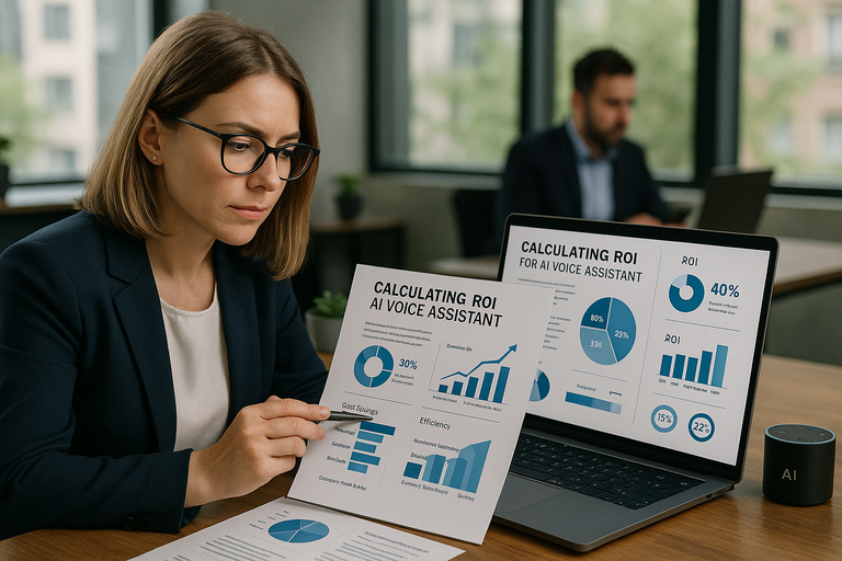 Calculating return on investment for AI voice assistants
