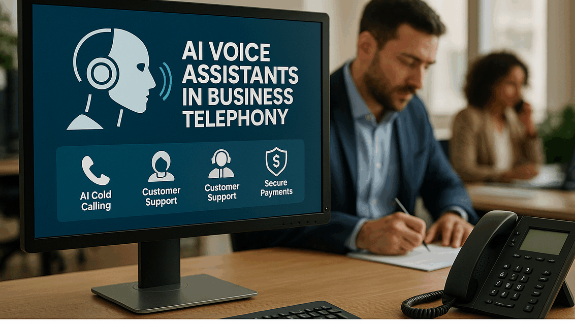 AI Voice Assistants for Business Telephony: From Cold Calls to Agentic Workflows